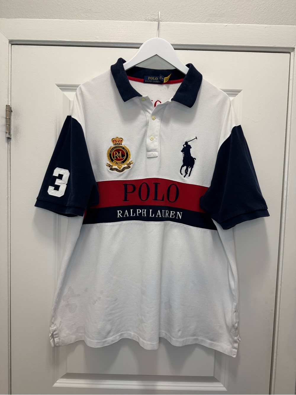Polo Ralph Lauren Big Pony Tri Color White
